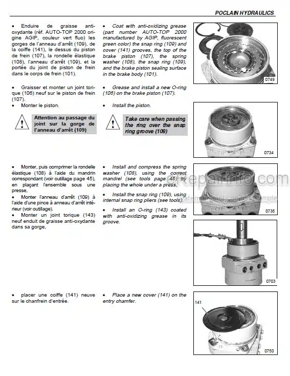 Photo 12 - Bomag BW180AD Instructions For Repair Tandem Vibratory Roller 00891253