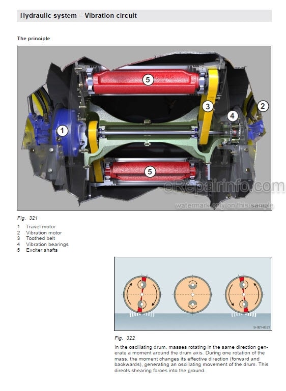 Photo 9 - Bomag BW190AD-5 BW202AD-5 BW190ADO-5 BW202ADO-5 Service Manual Tandem Vibratory Roller 00892592