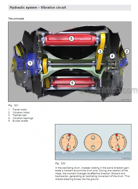 Photo 10 - Bomag BW190AD-5 BW202AD-5 BW190ADO-5 BW202ADO-5 Service Manual Tandem Vibratory Roller 00892592