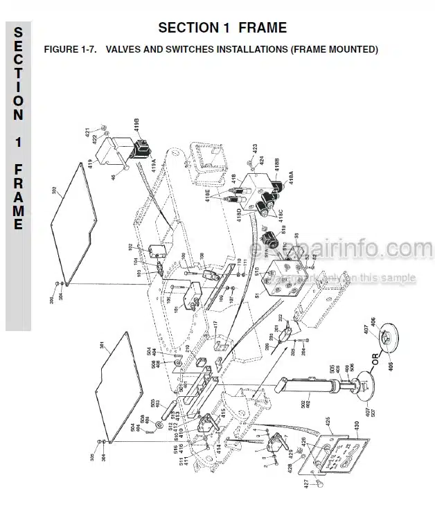 Photo 12 - JLG 100HX 110HX 100HX-10 Illustrated Parts Manual Boom Lift 3120801