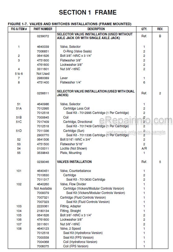 Photo 5 - JLG 100HX 110HX 100HX-10 Illustrated Parts Manual Boom Lift 3120801