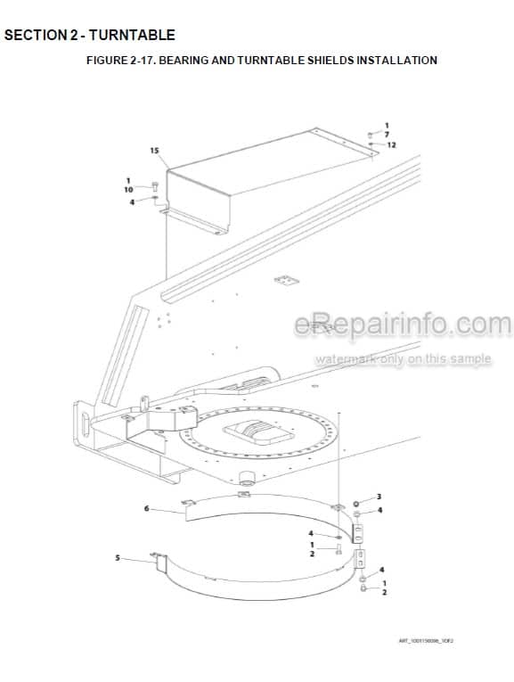 Photo 12 - JLG 1030S 1100SJ Illustrated Parts Manual Boom Lift 3121756