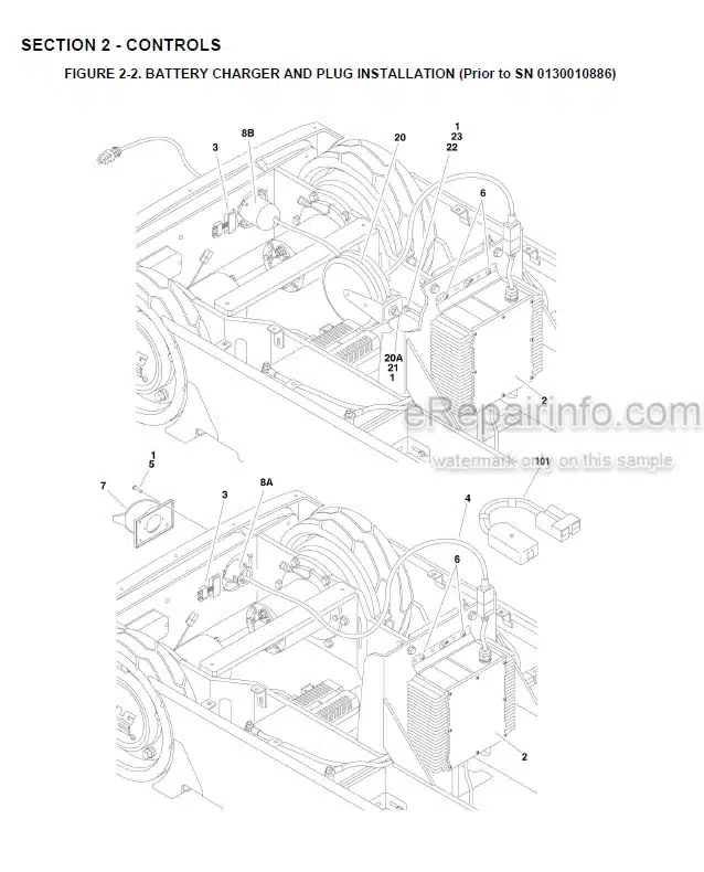 Photo 3 - JLG 10MSP Illustrated Parts Manual Vertical Mast 3121229 SN1