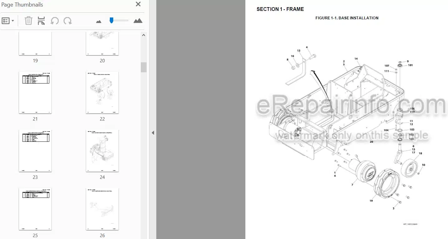 Photo 3 - JLG 10MSP PVC2002 2008 Illustrated Parts Manual Vertical 31215823