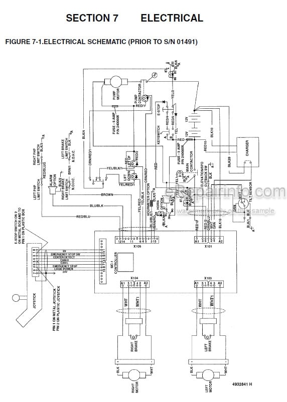 Photo 4 - JLG 10VP 15VP 20VP Illustrated Parts Manual Vertical Mast