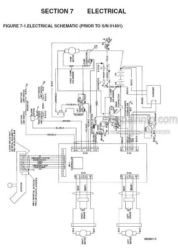 Photo 4 - JLG 10VP 15VP 20VP Illustrated Parts Manual Vertical Mast