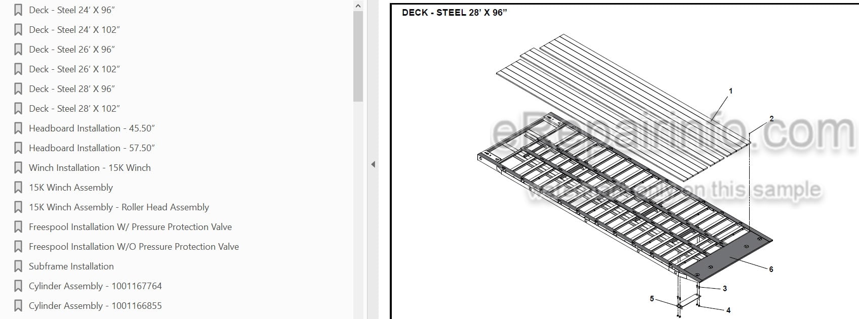 Photo 3 - JLG 10 Ton RS Illustrated Parts Manual Carrier 5376000190