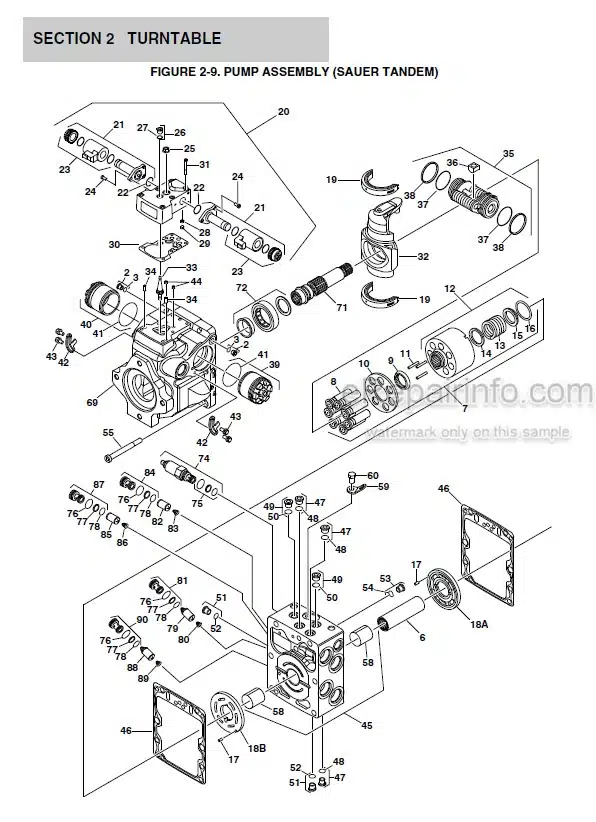 Photo 7 - JLG 1100SB Illustrated Parts Manual Boom Lift 3121266