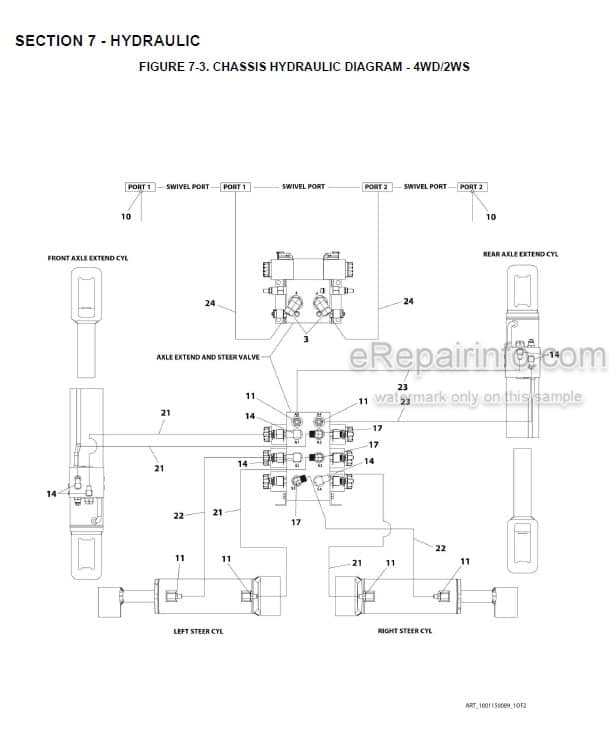 Photo 4 - JLG 1100SJ PVC2001 2007 Illustrated Parts Manual Boom Lift 31215053