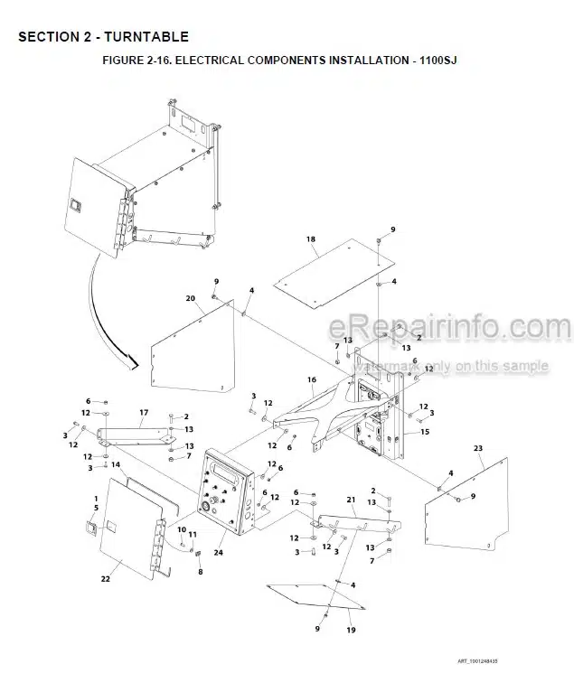 Photo 9 - JLG 1100SJ PVC2001 2007 Illustrated Parts Manual Boom Lift 31215053
