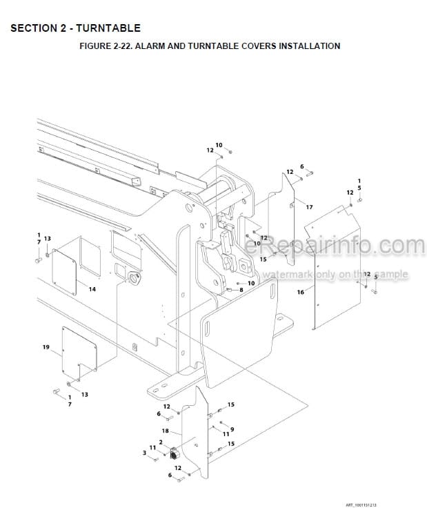 Photo 6 - JLG 1100SJ PVC2001 Illustrated Parts Manual Boom Lift 31215053
