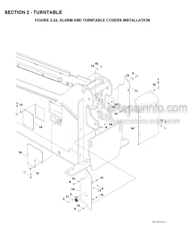 Photo 8 - JLG 1100SJ PVC2001 Illustrated Parts Manual Boom Lift 31215053