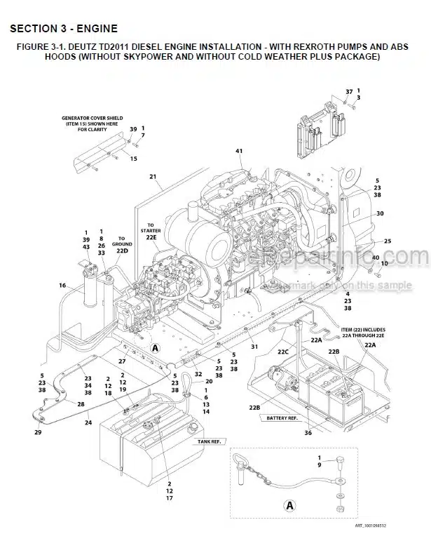 Photo 5 - JLG 1200SJP 1350SJP PVC2001 2007 Illustrated Parts Manual Boom Lift 31215056