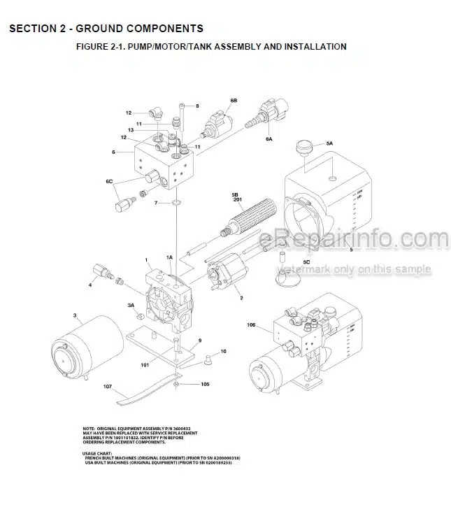 Photo 6 - JLG 1230ES Illustrated Parts Manual Vertical Mast 3121223