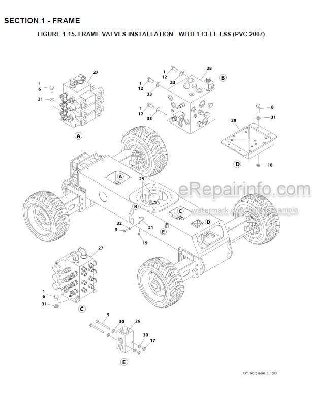 Photo 7 - JLG 1250AJP PVC2001 2007 Illustrated Parts Manual Boom Lift 31215059