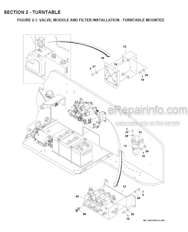 Photo 12 - JLG 1500SJ PVC2001 2007 Illustrated Parts Manual Boom Lift 31215065