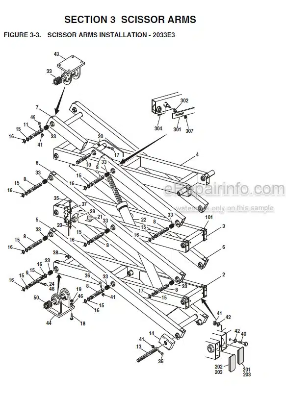 Photo 7 - JLG 1532E2 1932E2 2032E2 2632E2 2646E2 3246E2 Illustrated Parts Manual Scissor Lift