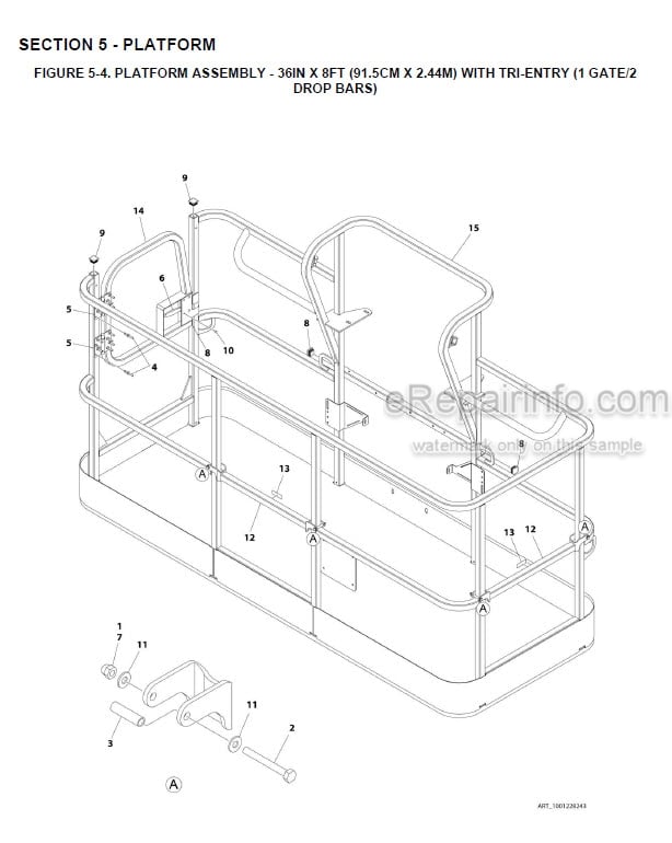 Photo 10 - JLG 1850SJ PVC2001 2007 Illustrated Parts Manual Boom Lift 31215068