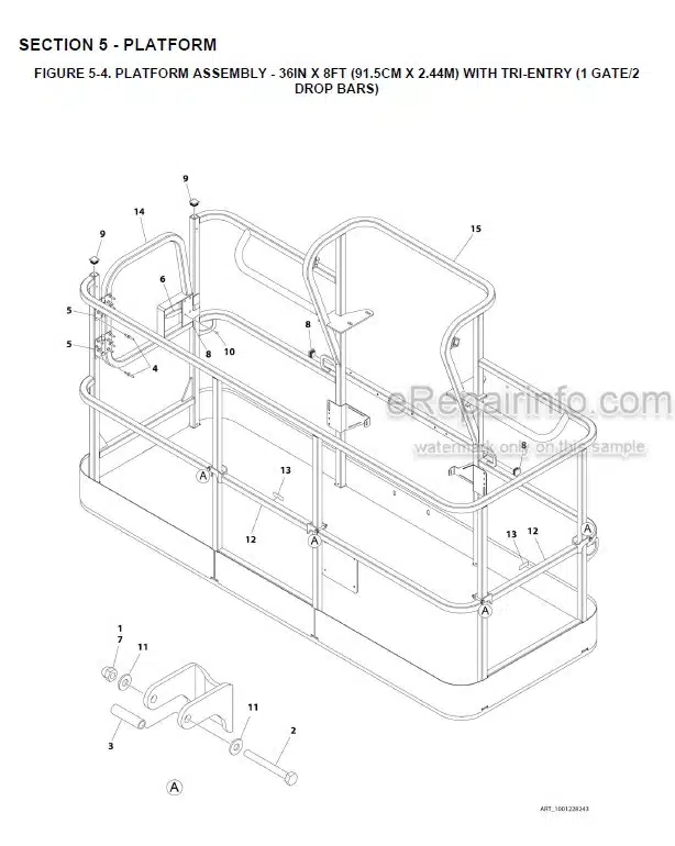 Photo 2 - JLG 1850SJ PVC2001 2007 Illustrated Parts Manual Boom Lift 31215068