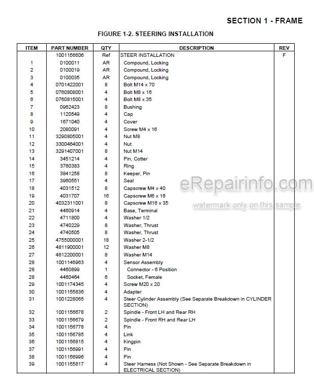 Photo 5 - JLG 1850SJ PVC2001 Illustrated Parts Manual Boom Lift 31215068