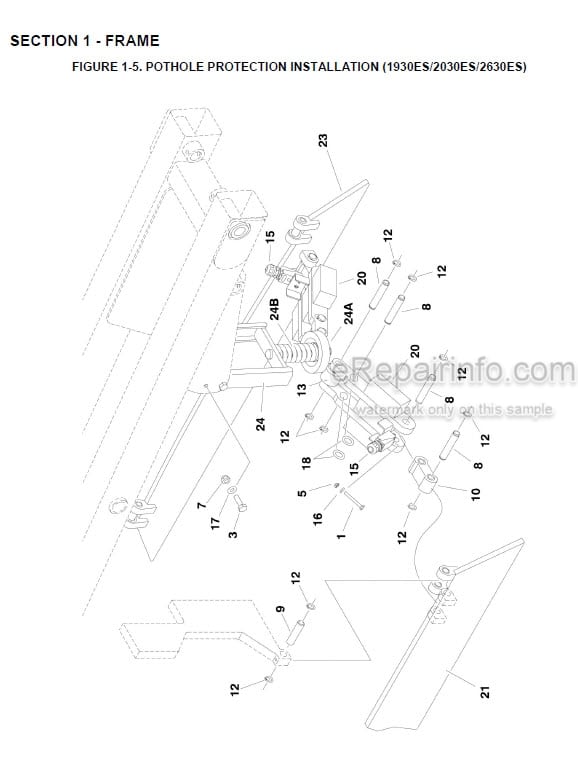 Photo 9 - JLG 1930ES 2030ES 2630ES 2646ES 3246ES Illustrated Parts Manual Scissor Lift 3121246 SN1