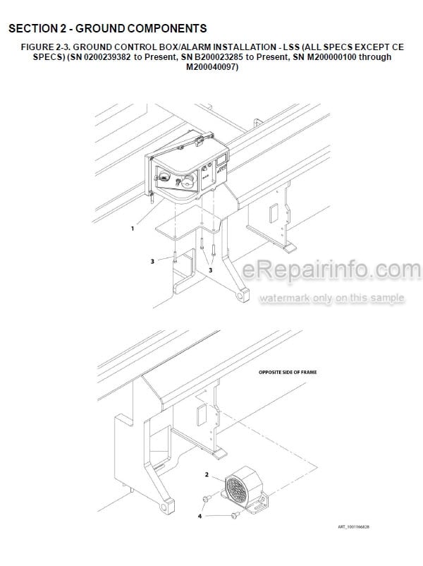 Photo 1 - JLG 1930ES Illustrated Parts Manual Scissor Lift 3121681 SN2