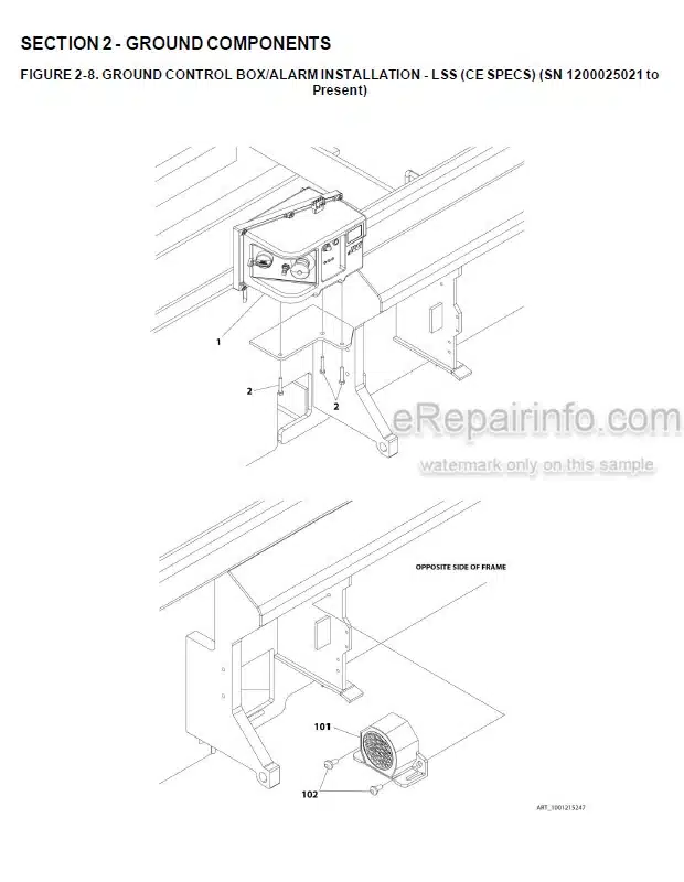 Photo 6 - JLG 1930ES PVC1910 2004 Illustrated Parts Manual Scissor Lift 31215075