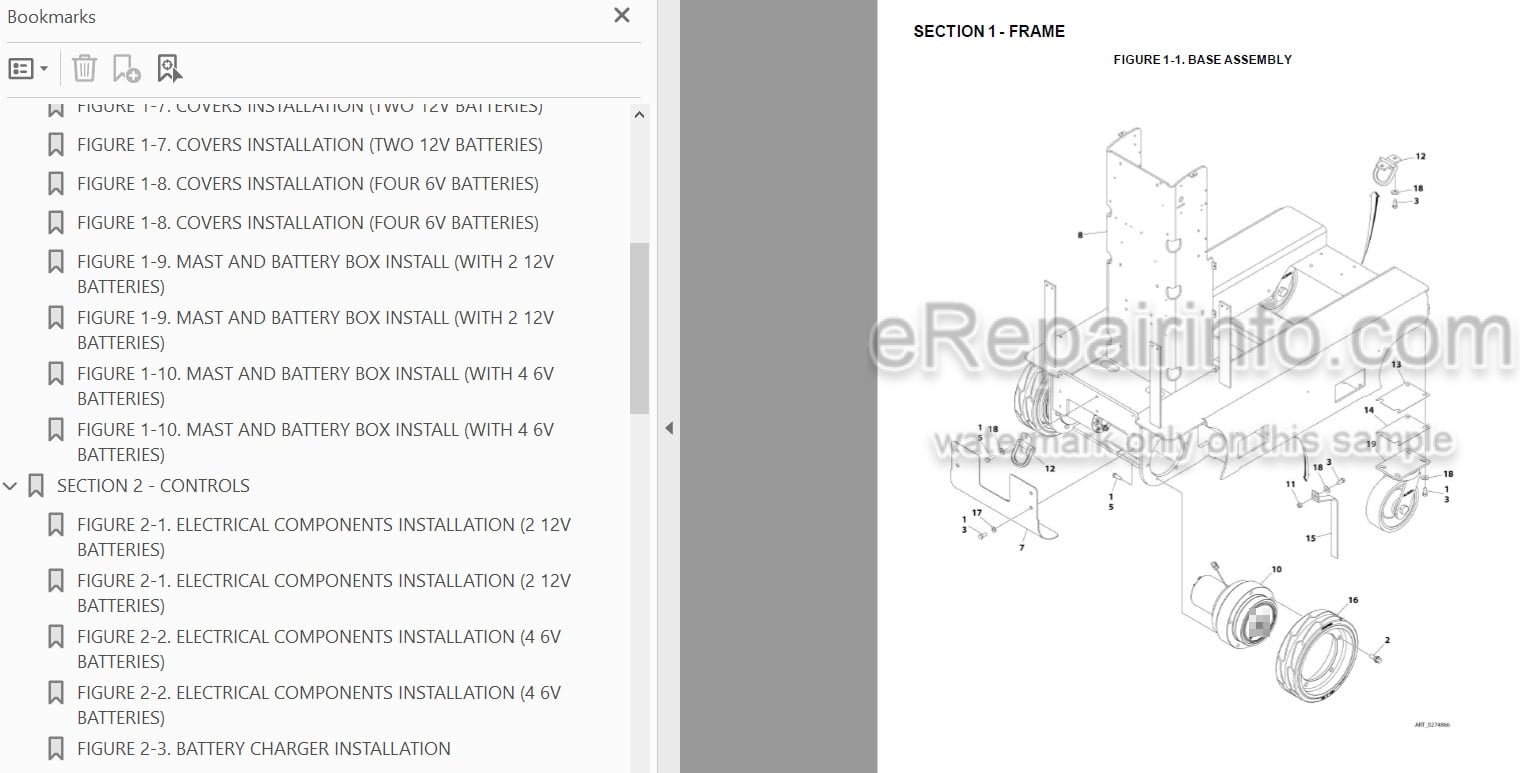 Photo 3 - JLG 20MSP 20MVL PVC2002 2008 Illustrated Parts Manual Vertical Mast 31215826