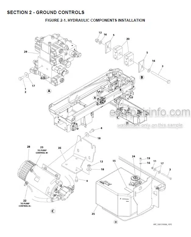 Photo 7 - JLG 740AJ Illustrated Parts Manual Boom Lift With ADE Or UGM Control Module 3121161 SN1