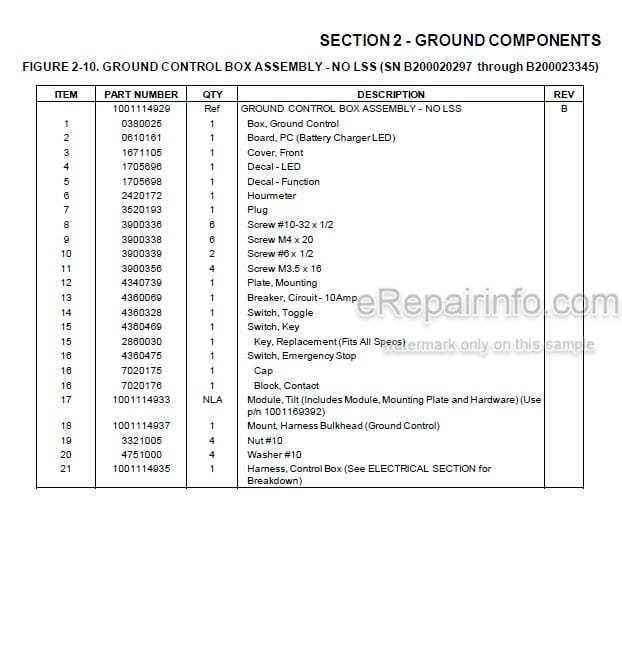 Photo 4 - JLG 2646ES 3246ES Illustrated Parts Manual Scissor Lift 3121683 SN1