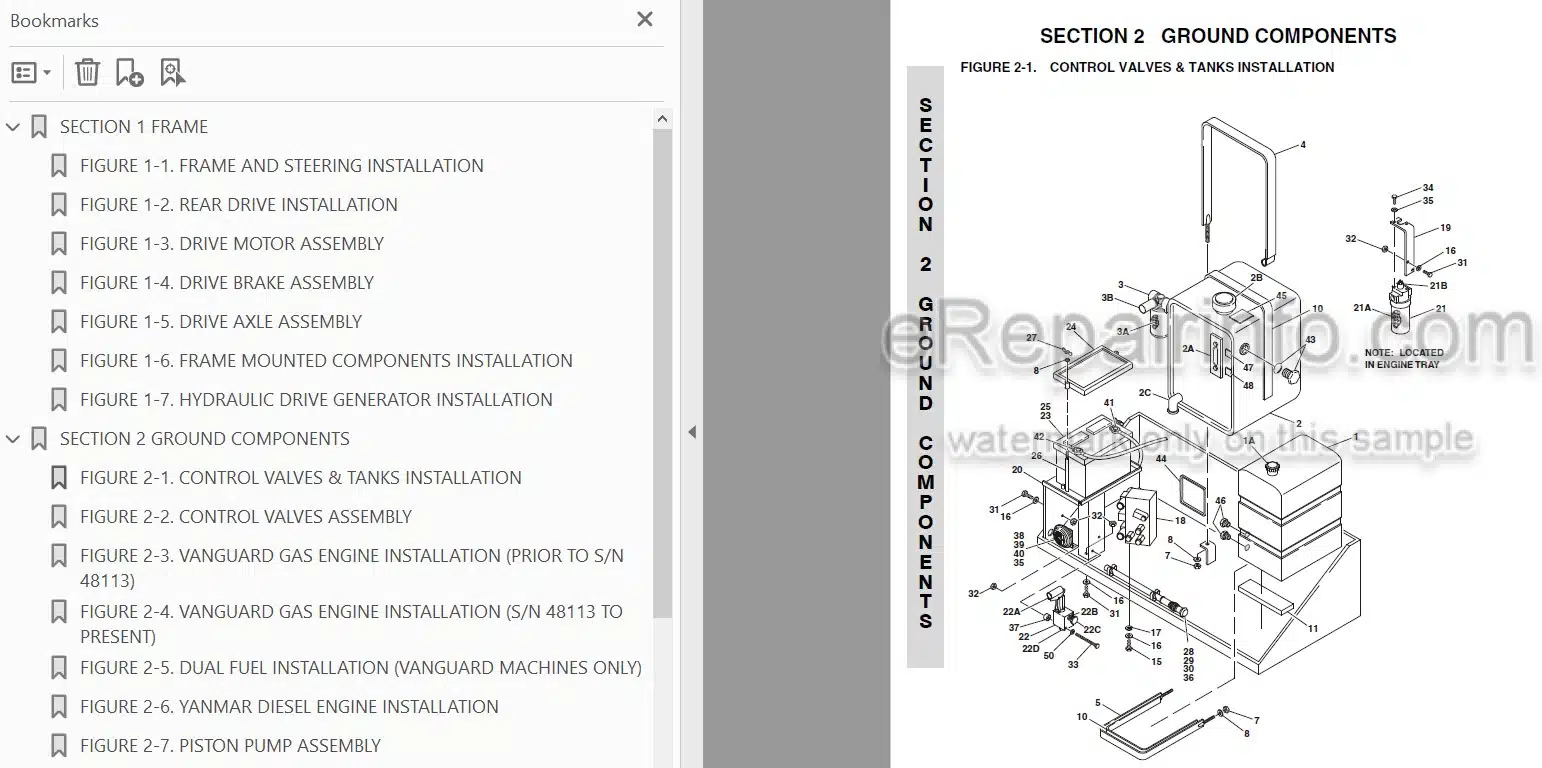 Photo 3 - JLG 26MRT Illustrated Parts Manual Scissor Lift