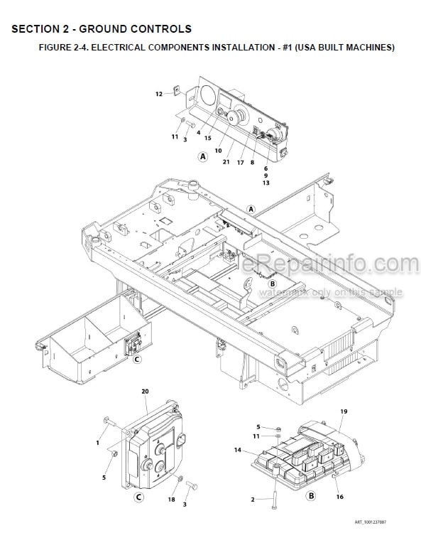 Photo 6 - JLG 2646ES 3246ES PVC1910 2004 Illustrated Parts Manual Scissor Lift 31215077