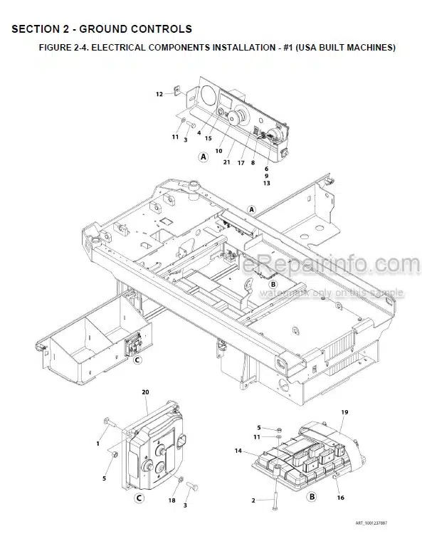 Photo 6 - JLG 2646ES 3246ES PVC1910 2004 Illustrated Parts Manual Scissor Lift 31215077