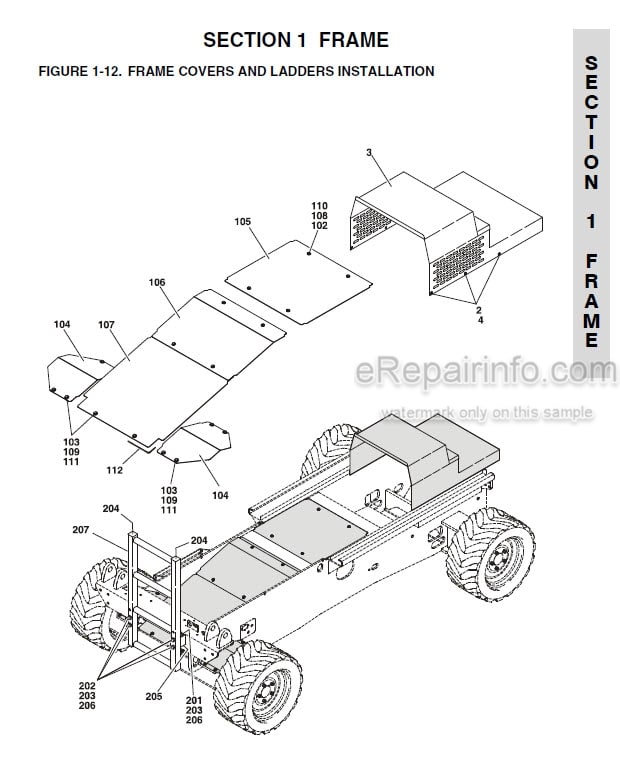 Photo 6 - JLG 330LRT 430LRT Illustrated Parts Manual Scissor Lift 3121759