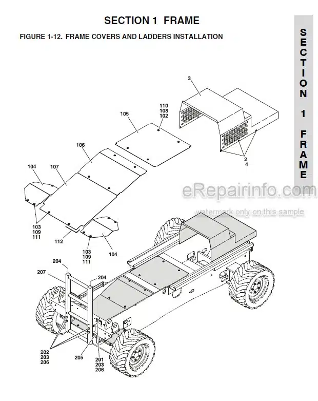 Photo 1 - JLG 330CRT 400CRT Illustrated Parts Manual Scissor Lift