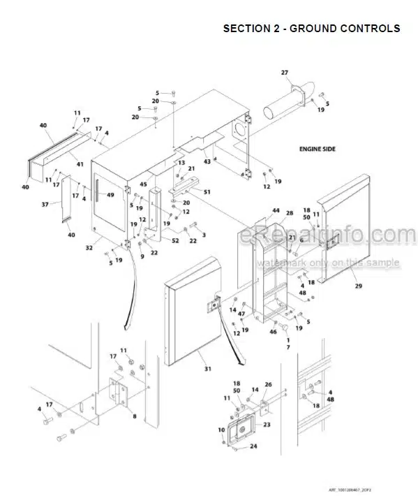 Photo 12 - JLG 330LRT 430LRT Illustrated Parts Manual Scissor Lift 3121759