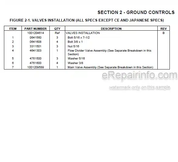 Photo 5 - JLG 330LRT 430LRT PVC1910 2004 Illustrated Parts Manual Scissor Lift 31215080