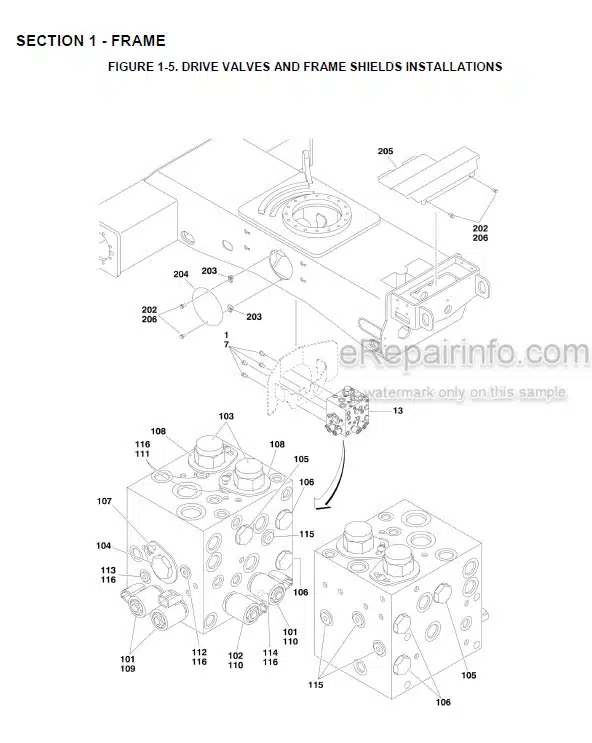 Photo 3 - JLG 340AJ Illustrated Parts Manual Boom Lift 3121260 SN1