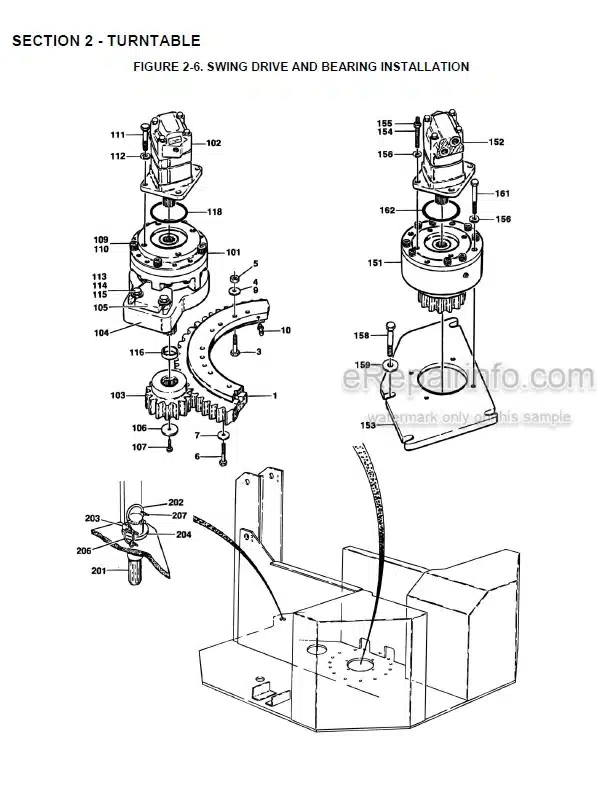 Photo 7 - JLG 30E 35E N35E 40E N40E 45E Illustrated Parts Manual Boom Lift