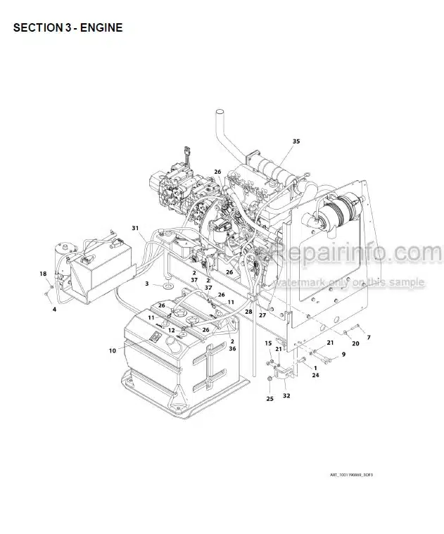 Photo 5 - JLG 400SC 460SJC Illustrated Parts Manual Boom Lift 3121706