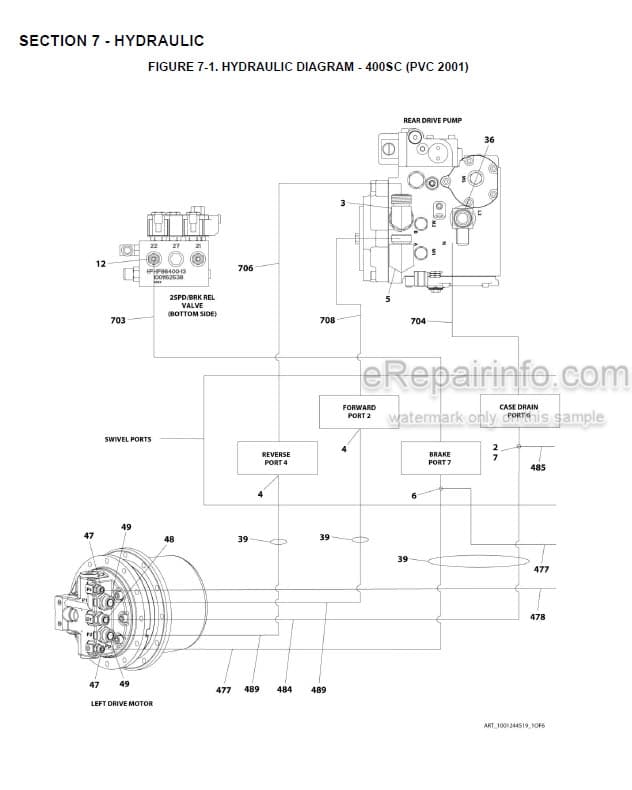 Photo 4 - JLG 400SC 460SJC PVC2001 2007 Illustrated Parts Manual Boom Lift 31215020