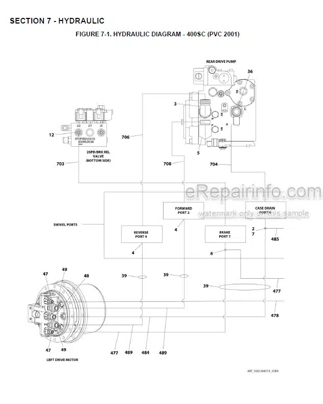 Photo 4 - JLG 400SC 460SJC PVC2001 2007 Illustrated Parts Manual Boom Lift 31215020