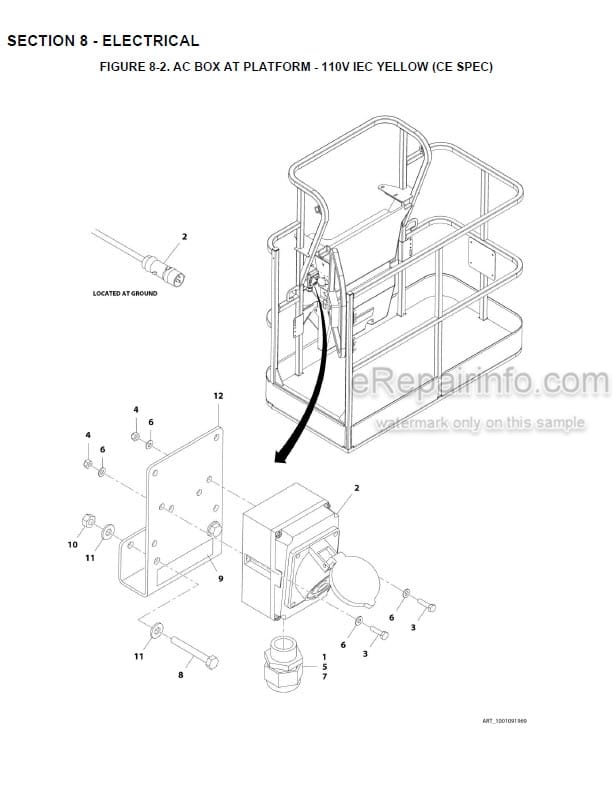 Photo 7 - JLG 100SX 110SX 110SXJ 120SXJ Illustrated Parts Manual Boom Lift