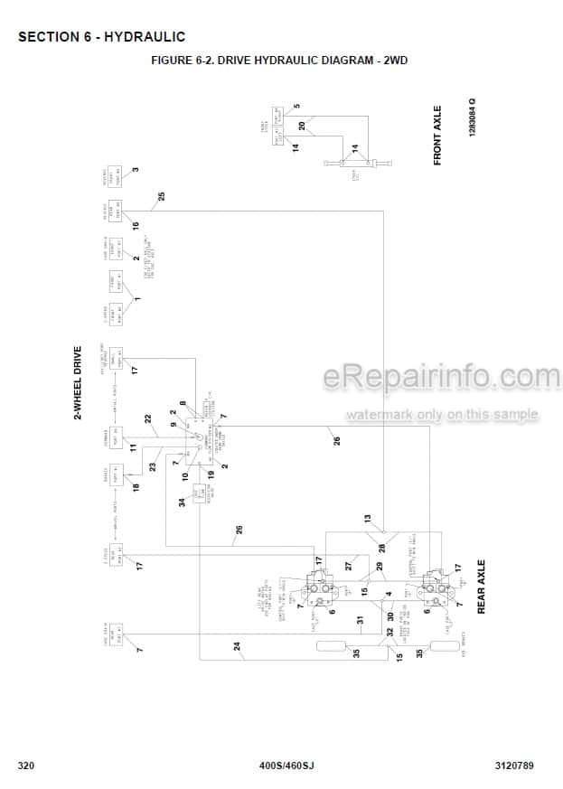 Photo 4 - JLG 400S 460SJ Illustrated Parts Manual Boom Lift SN1