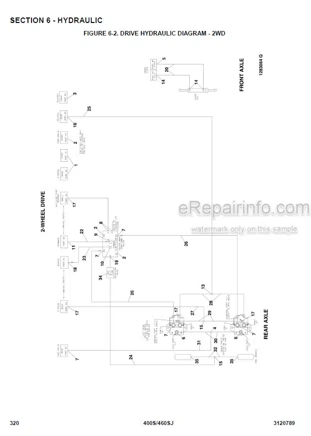 Photo 4 - JLG 400S 460SJ Illustrated Parts Manual Boom Lift SN1