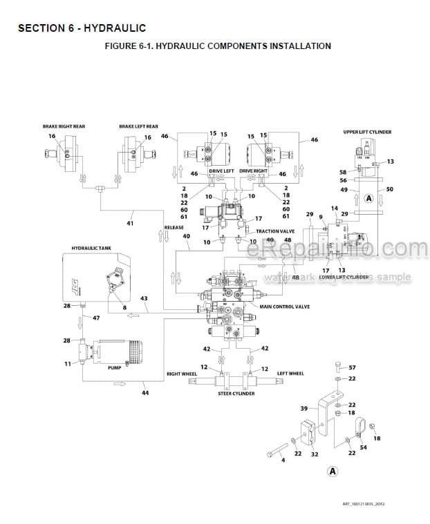 Photo 3 - JLG 4045R Illustrated Parts Manual Scissor Lift 3121753
