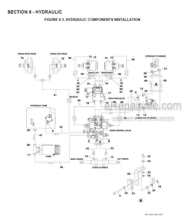 Photo 3 - JLG 4045R Illustrated Parts Manual Scissor Lift 3121753