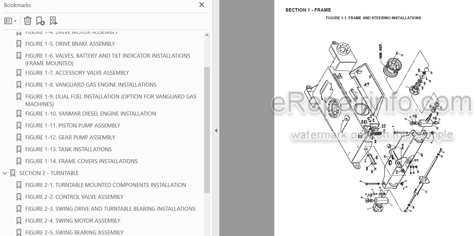 Photo 4 - JLG 40IC 45IC Illustrated Parts Manual Boom Lift