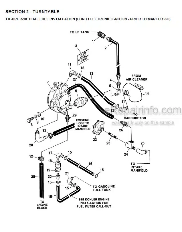 Photo 7 - JLG 40IC 45IC Illustrated Parts Manual Boom Lift