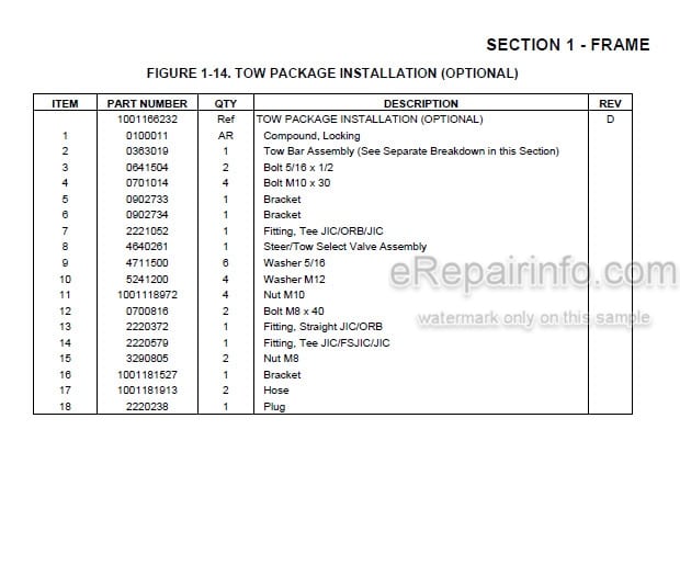Photo 5 - JLG 520AJ PVC2001 2007 Illustrated Parts Manual Boom Lift 31215026